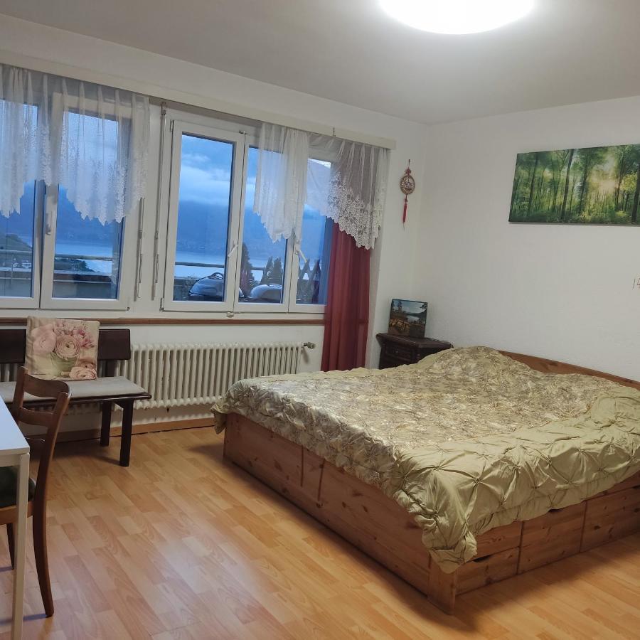Spiez Lakeview By The Station Room A Kültér fotó