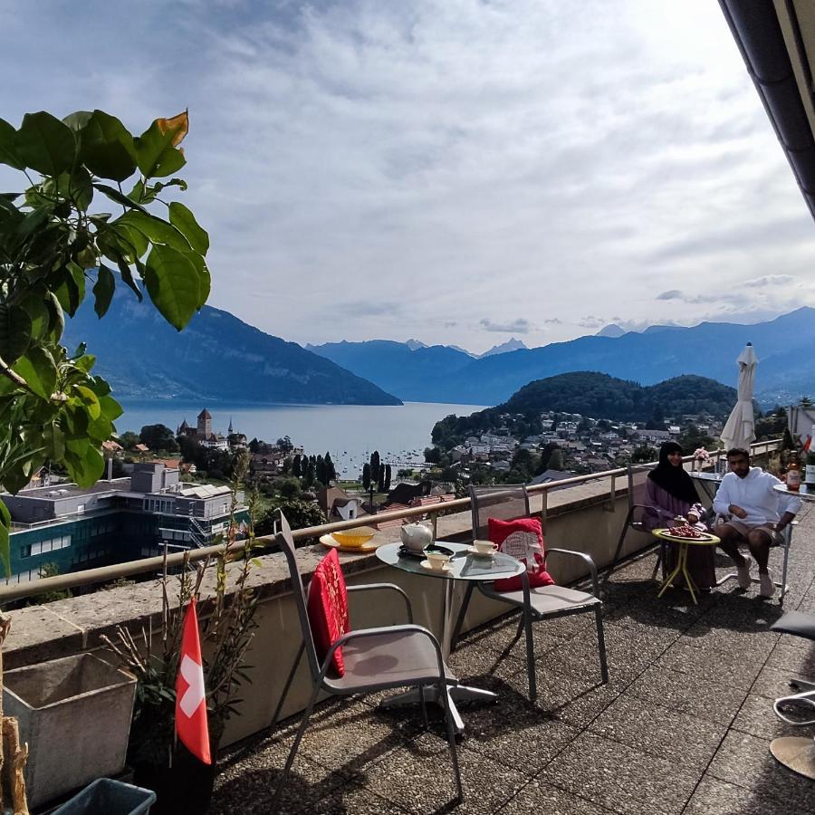 Spiez Lakeview By The Station Room A Kültér fotó