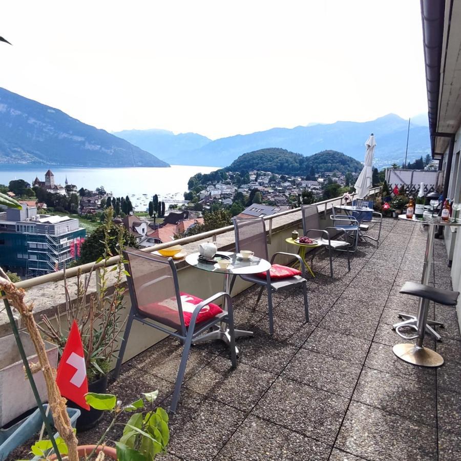 Spiez Lakeview By The Station Room A Kültér fotó